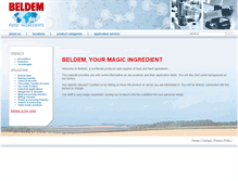 Tablet Screenshot of beldem.com